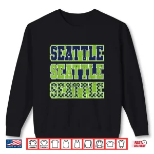 Sweatshirt Seattle Classic Vintage Green Shirt