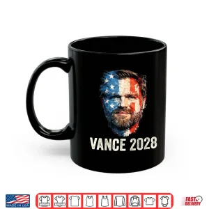 Mug Vance 2028 President 48 Us Flag Republican J.D. Vance Retro Shirt