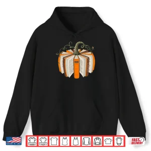 Hoodie All Book Pumpkin Fall Librarians Bookworm Teachers Students Shirt