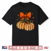 Vintage Coquette Book Pumpkin Cherries Teacher Halloween Shirt