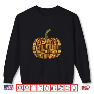 Sweatshirt Vintage Book Pumpkin Librarians Bookworm Teacher Autumn Fall Shirt