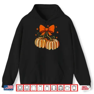 Hoodie Vintage Coquette Book Pumpkin Cherries Teacher Halloween Shirt