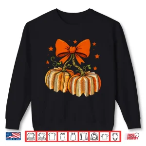 Sweatshirt Vintage Coquette Book Pumpkin Cherries Teacher Halloween Shirt