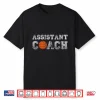 Assistant Basketball Coach Appreciation Coaching Distressed Shirt