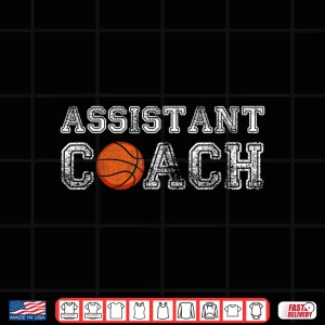 Design Assistant Basketball Coach Appreciation Coaching Distressed Shirt