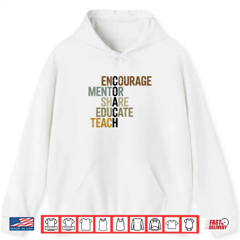 Hoodie Coach Definition Best Coaches Gift Team Sports Shirt