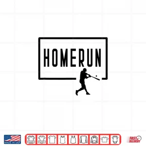Design Baseball Batter Homerun Funny Game Graphic Saying Player Shirt