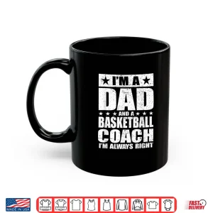 Mug Dad Basketball Coach Shirt Coaches Fathers Day Shirts Gift Shirt
