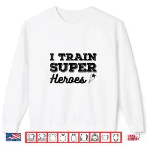 Sweatshirt I Train Superheroes Shirt Comic Heroe Training Top Tee