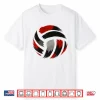 Red Black Volleyball Team Players Coaches And Fans Shirt