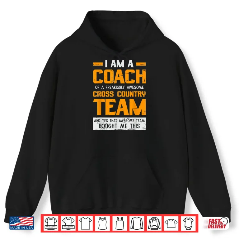 Hoodie Cross Country Coach Design Appreciation Gift For Coaches Shirt