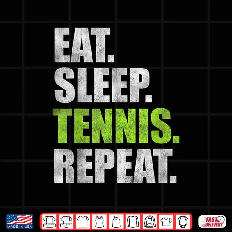 Design Eat Sleep Tennis Repeat Shirt