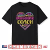 Instructional Coach Rainbow Heart Instructional Coach Gifts Shirt