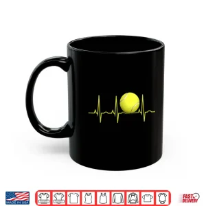 Mug Tennis Heartbeat Shirt Tennis Shirt For Players Coaches Shirt