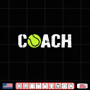 Design Tennis Coaches Costume Retro Tennis Coach Men Women Shirt