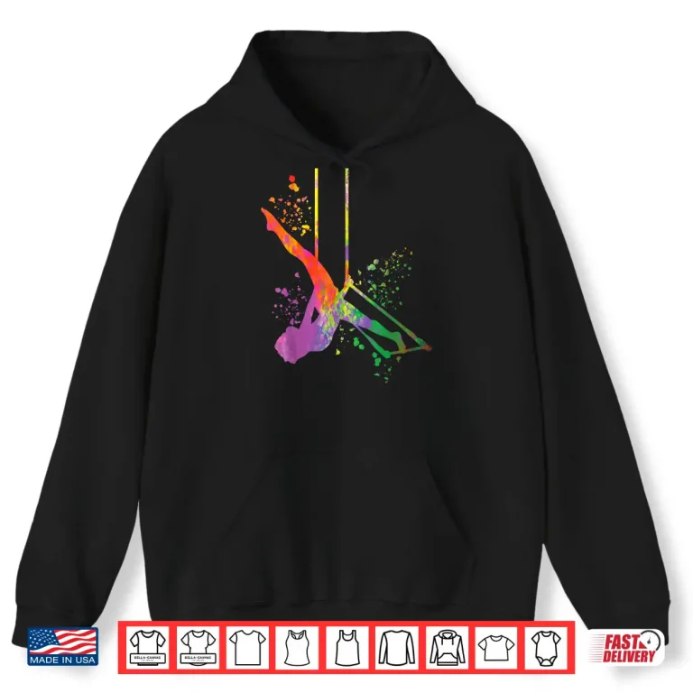 Aerialist Colorsplash Cloud Swing Kids Trapeze Shirt 1 Hoodie Aerialist Colorsplash Cloud Swing Kids Trapeze Shirt