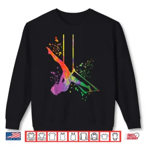 Sweatshirt Aerialist Colorsplash Cloud Swing Kids Trapeze Shirt