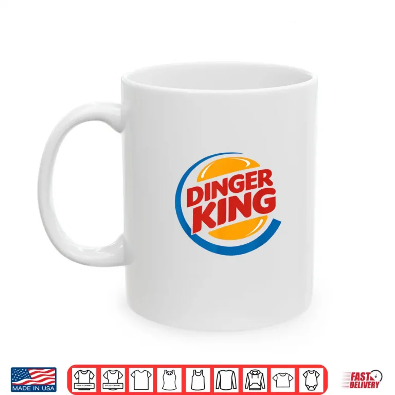 Mug Baseball Dinger King Funny Logo For Home Run Players And Fan Shirt