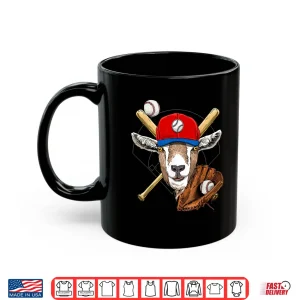 Mug Baseball Player Goat Lover Pitcher Catcher Baseball Coaches Shirt