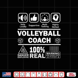 Design Best Volleyball Coach Contents Of The Best Coaches Shirt