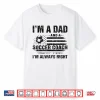 Dad Soccer Coach Funny Fathers Day Christmas Soccer Lover Da Shirt