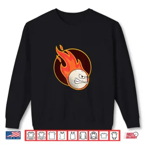 Sweatshirt Dodgeball Burning Ball Players Beach Sports Coaches Teacher Shirt