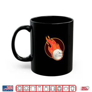 Mug Dodgeball Burning Ball Players Beach Sports Coaches Teacher Shirt