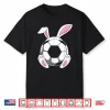 Funny Boys Teens Men Happy Easter Soccer Bunny Coach Shirt