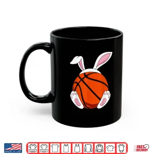 Mug Funny Boys Teens Men Happy Easter Basketball Bunny Coach Shirt