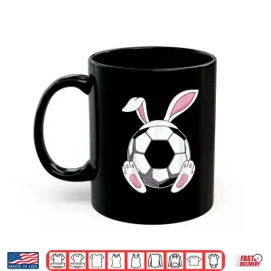 Mug Funny Boys Teens Men Happy Easter Soccer Bunny Coach Shirt