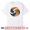 Blue And Orange Volleyball Team Players Coaches Practice Shirt