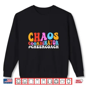 Sweatshirt Cheer Coach Groovy Cheerleading Coach Shirt