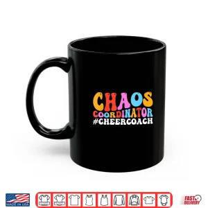 Mug Cheer Coach Groovy Cheerleading Coach Shirt
