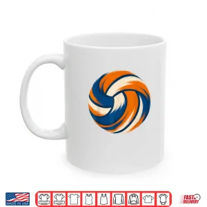 Mug Blue And Orange Volleyball Team Players Coaches Practice Shirt