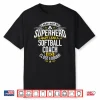 Softball Coach Tshirt Gift Idea Superhero Softball Shirt