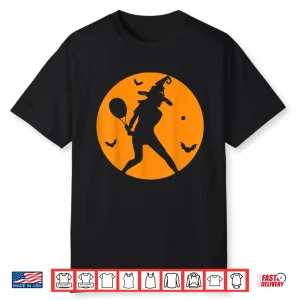 Tennis Halloween Witch Costume For Tennis Players Coaches Shirt