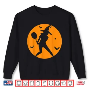 Sweatshirt Tennis Halloween Witch Costume For Tennis Players Coaches Shirt