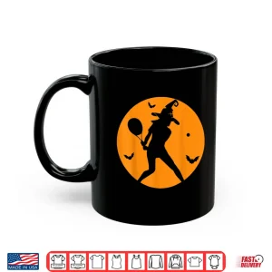 Mug Tennis Halloween Witch Costume For Tennis Players Coaches Shirt