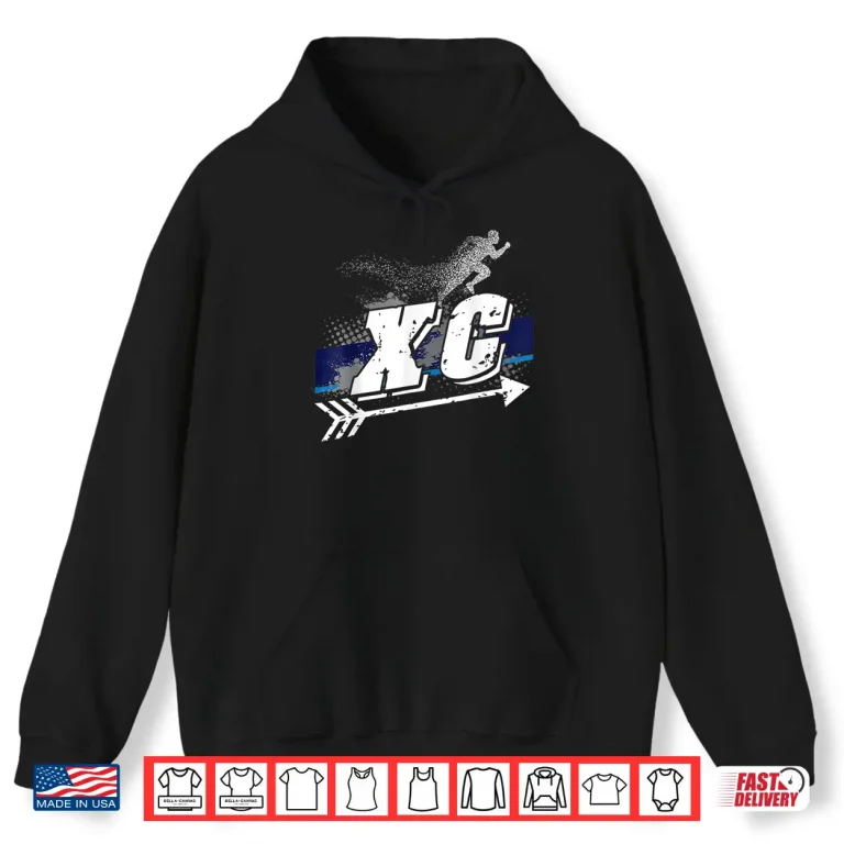 Hoodie Xc Cross Country Runner Coaches Trainers Team Running Shirt