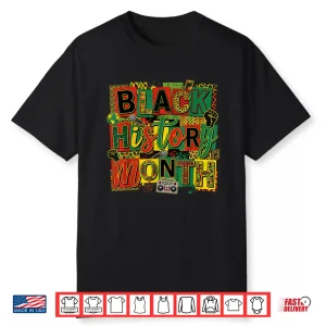 Black History Month Art Design Afro Culture Celebration Shirt