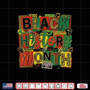 Design Black History Month Art Design Afro Culture Celebration Shirt