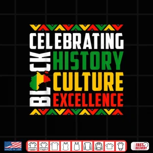 Design Celebrating Black History Month Afro African Men Women Kids Shirt