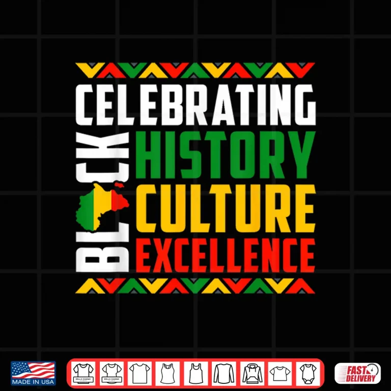Design Celebrating Black History Month Afro African Men Women Kids Shirt