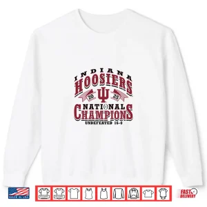 Sweatshirt Indiana Hoosiers National Champs 2025 Football Cfp Gray Shirt