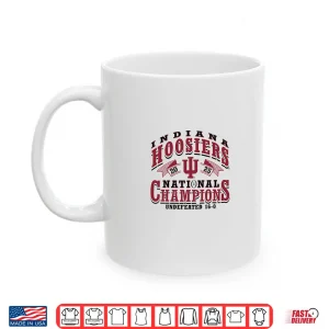 Mug Indiana Hoosiers National Champs 2025 Football Cfp Gray Shirt