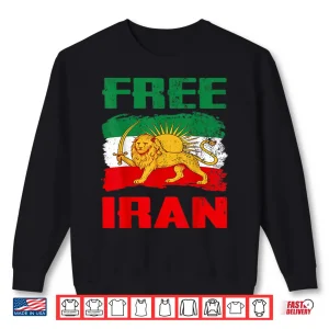 Sweatshirt Iran Flag Lion Sun Persian Pride Iranian Shirt