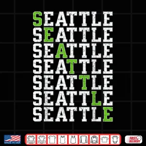 Design Vintage Seattle Shirt