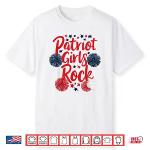 Patriot Girls Rock Star Pom Pom Souvenir Gift For Women Shirt