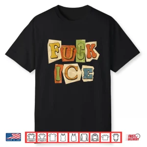 Retro Abolish Ice Funny F Ice For Men Women Shirt