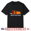 Retro Walk For Peace Monks With Aloka Dog Shirt
